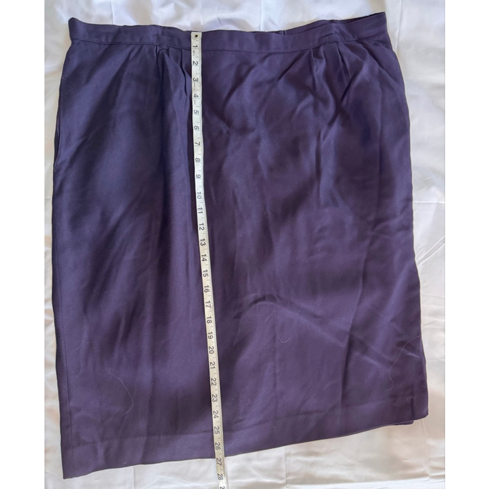 Women's Purple Pencil Skirt Size 22 - Picture 5 of 9